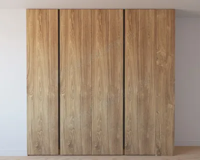 Распашной шкаф с фасадами под дерево Итлина — заказать за 105000 руб. /  Фабрика «Владмебстрой»