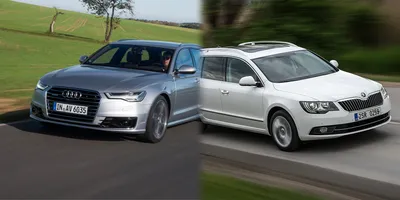 Dimensions: Audi A6 2013-2018 vs. Skoda Octavia 2019-present