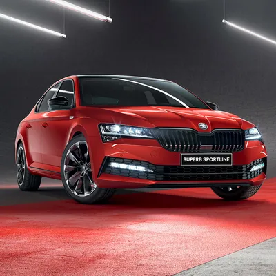 Купить Skoda Superb Sportline 2022-2021 года, новый Шкода Суперб Спортлайн  у официального дилера РОЛЬФ Шкода