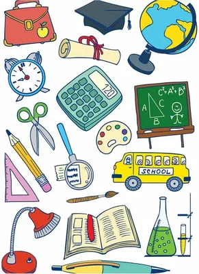 школа рисунки: 10 тыс изображений найдено в Яндекс.Картинках | School  illustration, Cute stickers, Doodle art