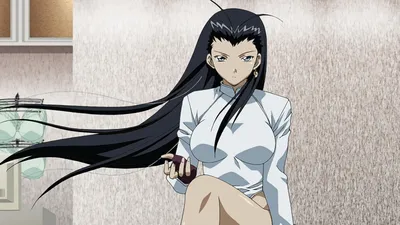 Shimei Ryomou из аниме Школьные …» — создано в Шедевруме