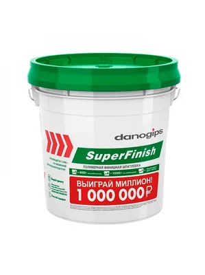 Шпаклевка финишная Danogips Sheetrock SuperFinish, 28 кг купить