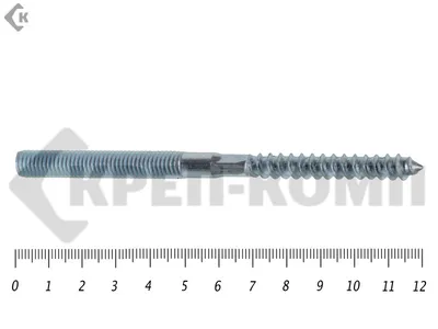 Zipbolt 14.100 шуруп-шпилька для крепления столба деревянной лестницы