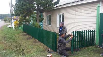 Штакетник металлический, купить евроштакетник в Киеве и Украине, штакетник  металлический - цена в интернет магазине Ворота Центр