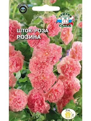 Шток-роза Устинья, розовая, 0,1г, до 2м (СеДеК) (10)