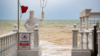 Крым БЕЗ ТУРИСТОВ! Штормовое. ПУСТЫЕ пляжи. Вся правда! | Хроники Крыма |  Дзен