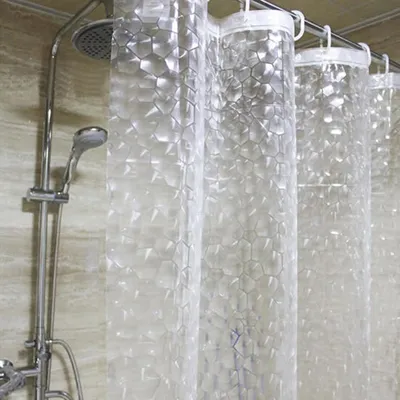 Купить Шторы для ванны 3D 180х200 см F 8754 прозрачный (Frap, Китай) в  Красноярске