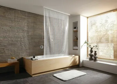 Красивые шторы для ванной - Жилые зоны