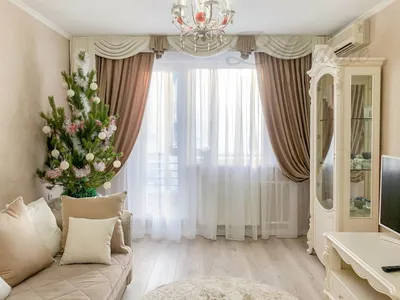 Комплект штор для гостиной с ламбрекеном | Продажа в интернет-магазине  Изабелла