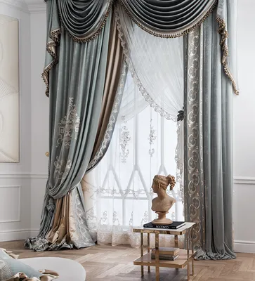 Шторы в классическом стиле из Италии, купить итальянские классические шторы  Chicca Orlando в Москве | Мастерская Ланы Мильковской