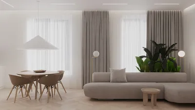 Интерьер в стиле минимализма: выбираем шторы и жалюзи – статьи компании  Amigo