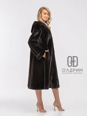 BLACKGLAMA норковая шуба с поясом и капюшоном черная (ID#1194585280), цена:  162000 ₴, купить на Prom.ua