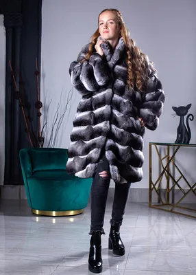 Шуба из экомеха шиншилла City Furs 169958145 купить в интернет-магазине  Wildberries