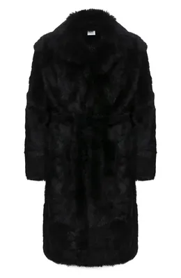 Мужская черная шуба из овчины VETEMENTS купить в интернет-магазине ЦУМ,  арт. UAH21JA013 2402/M
