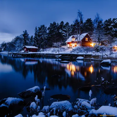 Зима в Швеции | Пикабу