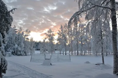 Зима и снег в северной Швеции - YouTube