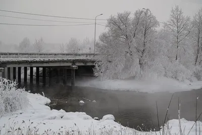 Сибирская зима искриться снег на …» — создано в Шедевруме