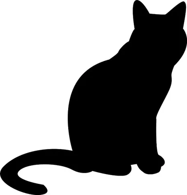 Фото силуэта кошки на фоне природы: бесплатно скачать в формате jpg