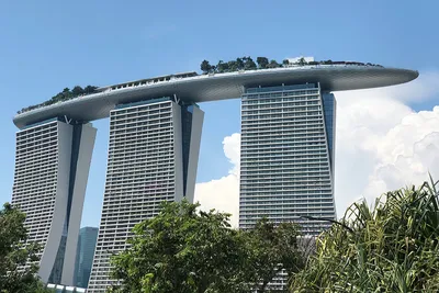 Отель Marina Bay Sands, бассейн под облаками (фото и видео) | STENA.ee