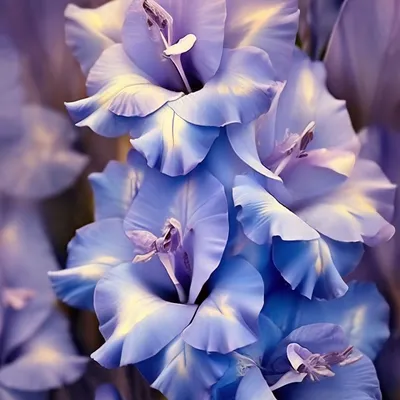 Гладиолусы синие (72 фото) »