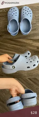 Stylish Periwinkle and Baby Blue Crocs