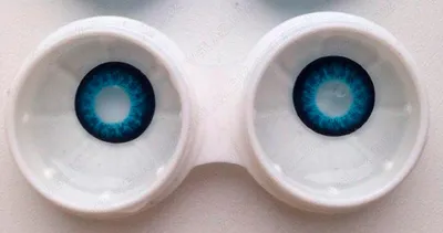 Фотохромные синие контактные линзы с диоптриями | AliExpress