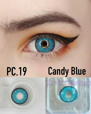 Купить Цветные контактные линзы для глаз, 2 шт., натуральные цветные линзы,  синие, розовые, красивые контактные линзы для глаз, ежегодные косметические  цветные линзы | Joom