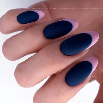 Ana S - Синий бархат 💙 #матовый #матовыеногти #blue... | Facebook