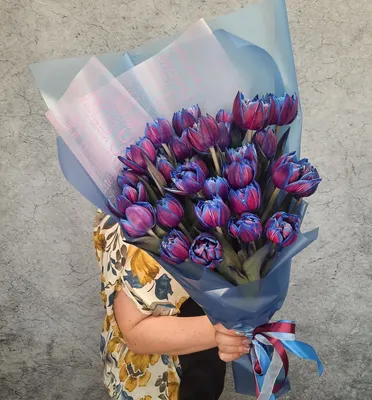 Доставка цветов тюльпанов на дом - заказать большой букет тюльпанов в  Тюмени | Lafaet