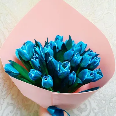 Синие тюльпаны - Аматниекс Артурс - Галерея классического искусства ANTONIJA