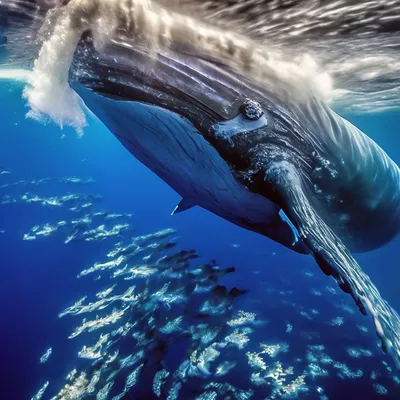 Синий кит - 3D-сцены - Цифровое образование и обучение Мozaik
