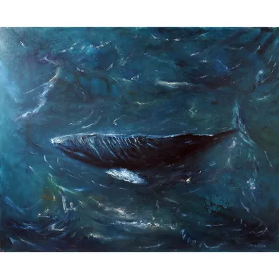 Картина на холсте \"Синий кит\"
