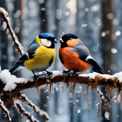 Наблюдения за птицами зимой. Синицы