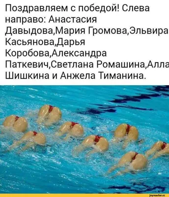 Пин от пользователя Vladimir на доске Sport + Synchronized swimming