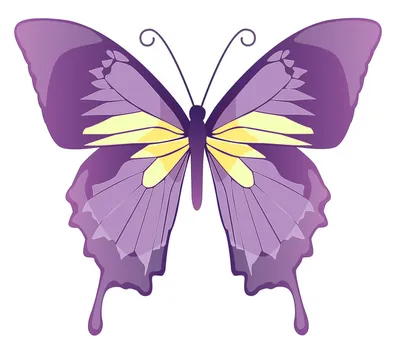 Схема вышивки «сиреневые бабочки,отражение» (№488915) - Вышивка крестом