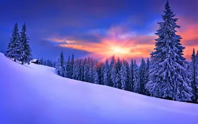 Скачать обои природа, дом, зима, снег, небо, пейзаж, раздел пейзажи в  разрешении 4000x2666 | Пейзажи, Зимние картинки, Живописные пейзажи