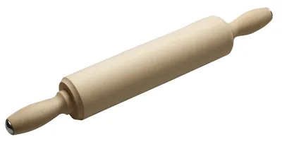 Скалка с вращающимися ручками 400х70 мм, липа (3857): купить в  КленМаркет.ру по цене 616.00 руб