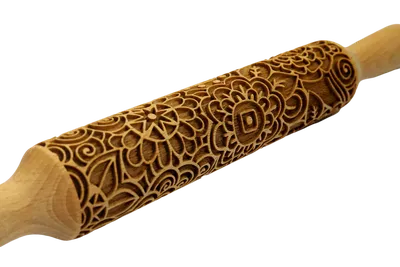 Скалка CALVE силиконовая с деревянными ручками 43 см CL-7089 : купить по  низкой цене в интернет-магазине Komfort в Алматы, Нур-Султане, Казахстане
