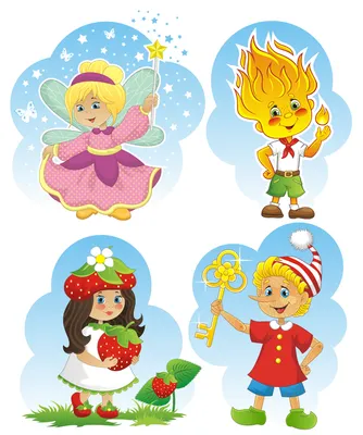 Иллюстрация Сказочные персонажи в стиле детский | Illustrators.ru