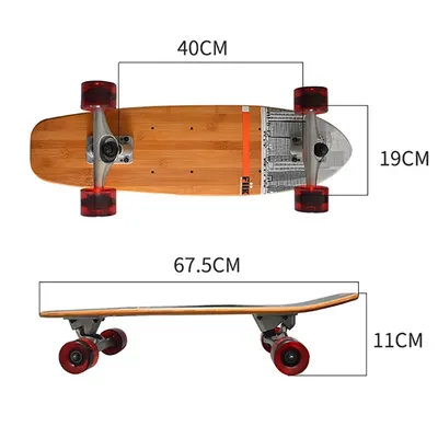 Flybar 22 inch Plastic Cruiser Skateboard, Non-Slip Deck, for Boys and  Girls Ages 6+ up to 175lbs, Orange - Walmart.com