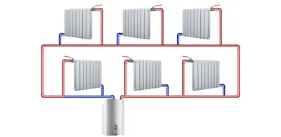 Двухтрубная система отопления: особенности, схема, монтаж | Статьи