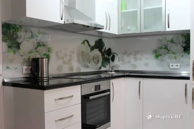 Фартук для кухни из стекла с рисунком купить МАКО декор Киев Украина