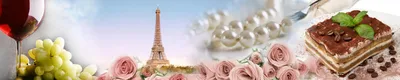 029 Скинали розы на черном фоне