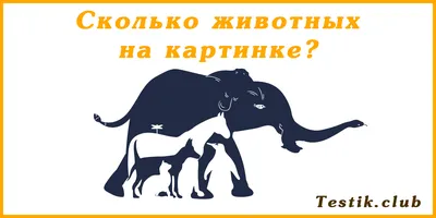 Тест на внимательность: сколько животных вы видите на этой картинке?