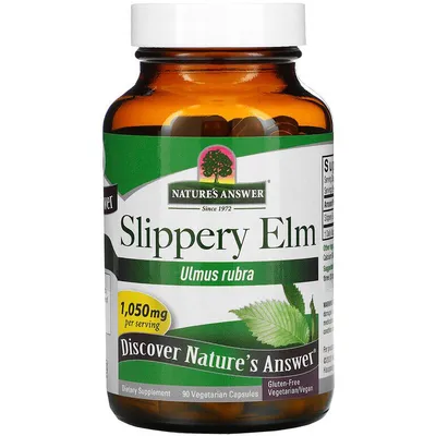 Скользкий вяз Nature's Answer \"Slippery Elm\" 1050 мг (90 вегетаринских  капсул) – фото, отзывы, характеристики в интернет-магазине ROZETKA от  продавца: ФІТОСЕЙЛ | Купить в Украине: Киеве, Харькове, Днепре, Одессе,  Запорожье, Львове