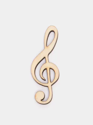 Скрипичный ключ, объемно, бумажное …» — создано в Шедевруме