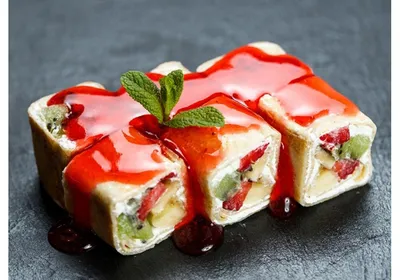 Сладкие роллы: несколько рецептов отличных десертов | Империя суши | Дзен
