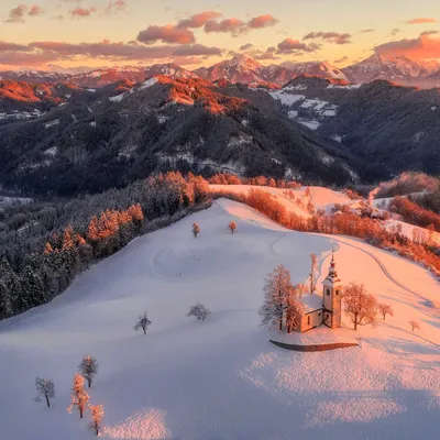 Зима в Словении. | Пикабу