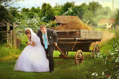 Типичная свадьба в деревне - 70 фото
