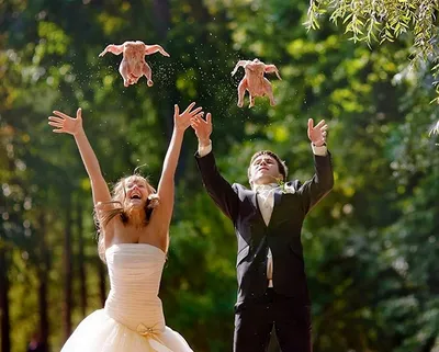 Угарные картинки на тему\"свадьба\" (49 фото) » Юмор, позитив и много смешных  картинок